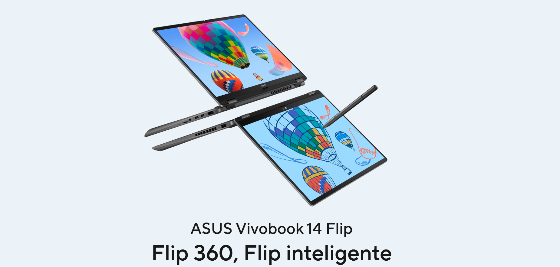 Asus Vivobook 14 Flip OLED TP3407SA-QL064W Copilot+PC Ultra 7-258V 32GB 1TB Táctil 